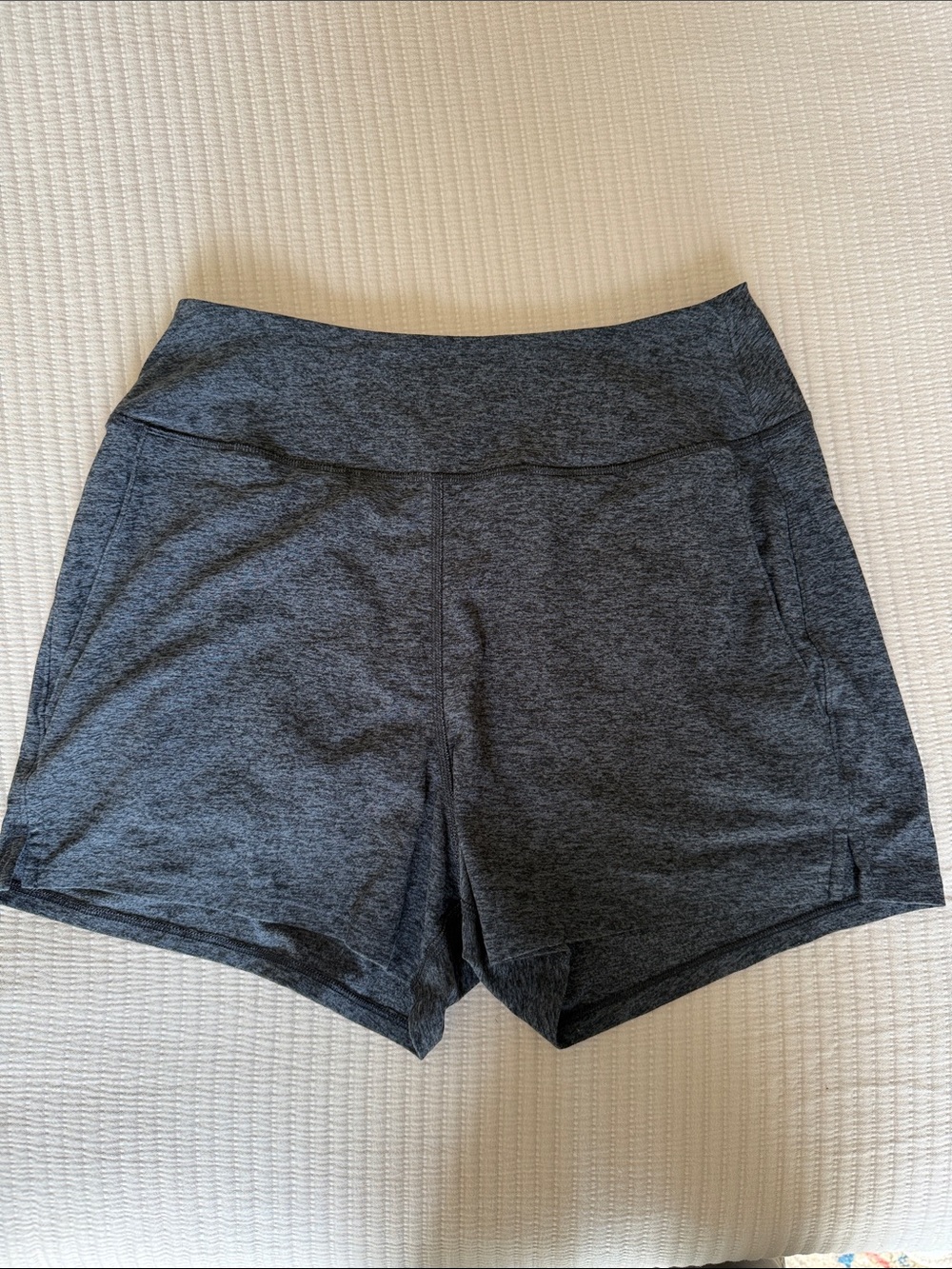 Outdoor Voices CloudKnit - Heathered Dark Gray Shorts